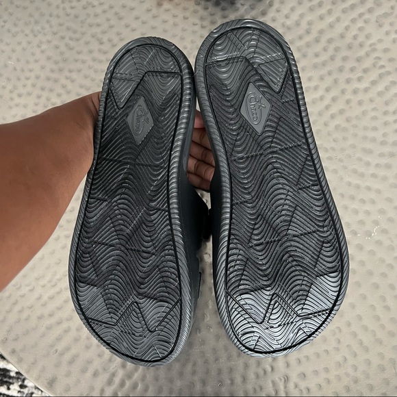 Chaco Men’s Chillos Slide Sandal in Black in 8 - Picture 4 of 4